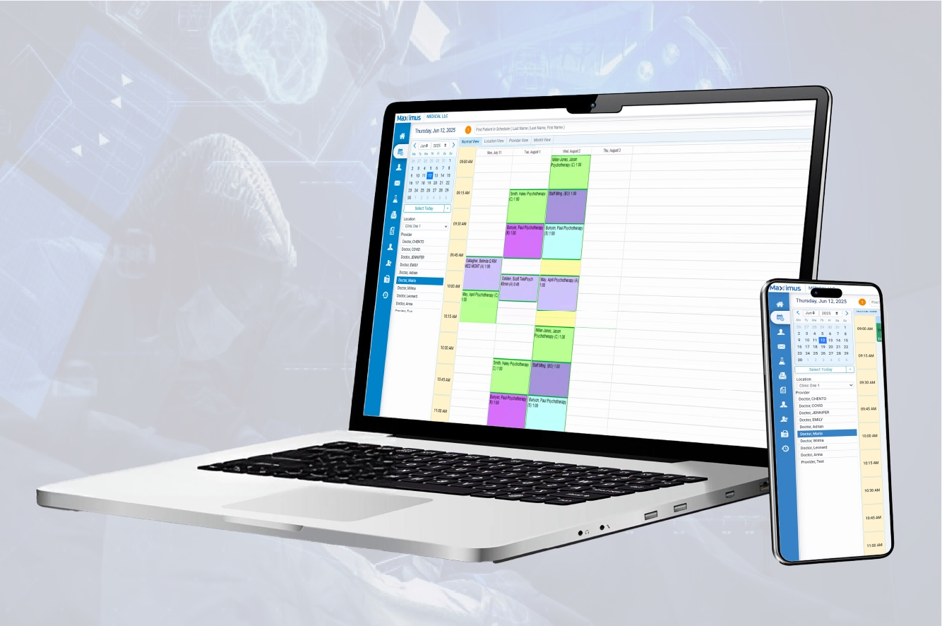 Appointment Scheduling - Maximus | Electronic Health Record