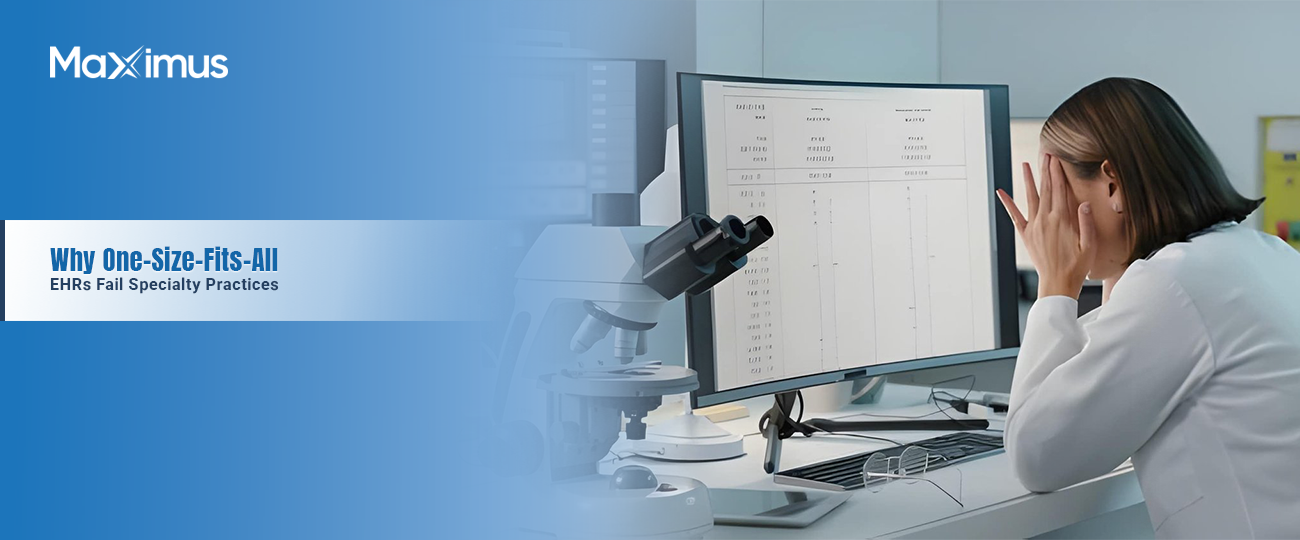 Why One Size Fits All EHRs Fail Specialty Practices